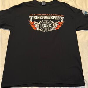 Gildan Black Triketoberfest 2023 Graphic Tee